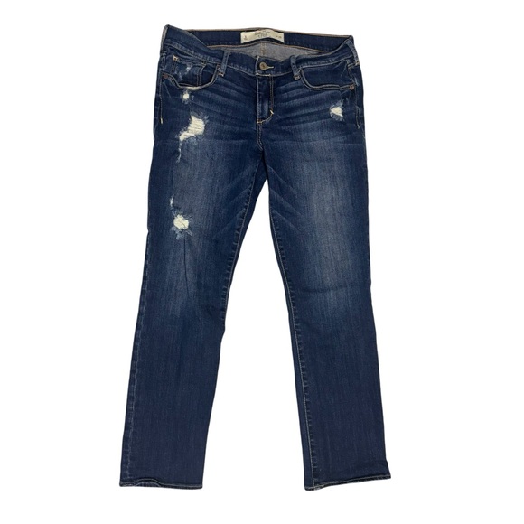 Abercrombie & Fitch Denim - Abercrombie & Fitch Dark Blue Straight Leg Jeans